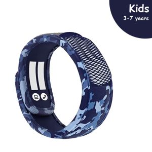 PARA’KITO® Wristband Kids Blue Camouflage (EN)-FNGWB1ENK61 ( 3-7 years)