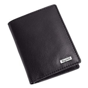 HORNBULL Black Genuine Leather Men's Wallet