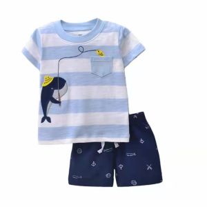 Carters summer 2 pcs tshirt and shorts set for kids 9month-3years