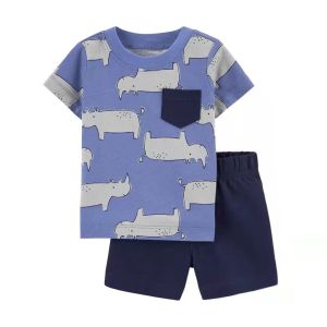 Carters summer 2 pcs tshirt and shorts Set for Kids ( 9month-3years )