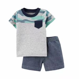Carters summer 2pcs tshirt and shorts set for kids 9month-3years