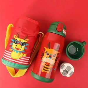 Stainless Steel Thermos Water Bottle For School Kids 500ml