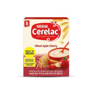 Nestle Cerelac Wheat Apple Cherry Baby Cereal  8months+