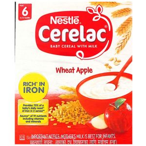 Nestle Cerelac Stage 1, Wheat Apple (From 6 Months) 300G Baby food