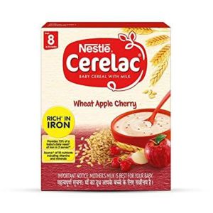 Nestle CERELAC Stage 2, Wheat Apple Cherry (From 8 Months) 300g / Baby food