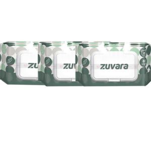Zuvara water Wipes 80pcs Pack Of 3