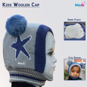 Kids Woolen Cap - 1-5 Years