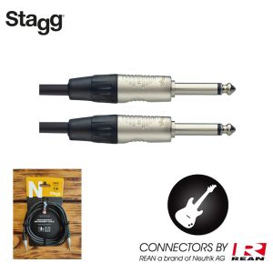 Stagg NGC3R Guitar Instrument Cable, 3m