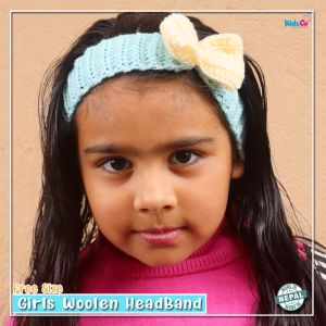 KidzCo Woolen Headband for Girls - Free Size