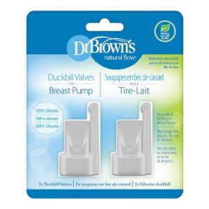 Dr. Brown's Duckbill Valves for Breast Pump BF105, 2pk