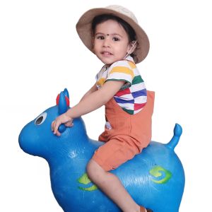 Inflatable Musical Bull Toy for Kids