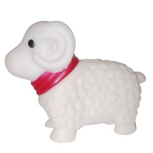 Anti-Stress Sheep Shaped Soft Squeezable Bathing Toy with Chu Chu Sound for Baby & Toddlers- 1 Piece