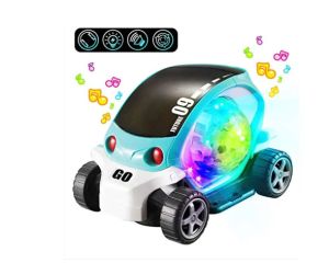 09 Future Car Musical Stunt Car Rotate 360 with Flash Light and Music