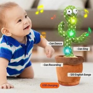 Baby Talking Dancing Cactus Toy For Kids