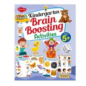 Brain Booster Learning Activities Book For Kids +5