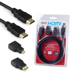 3 In 1 Hdmi To Hdmi Cable HD TV