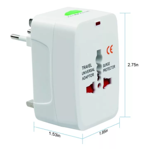 All in One International Plug Adapter Port / Universal Travel Ac Adaptor AU US UK EU Converter Plug