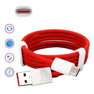 OnePlus Round Red Noodles 100cm Charging Data Sync Type C Cable