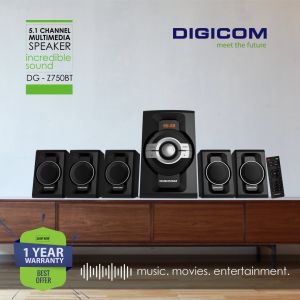 DIGICOM 5.1 channel Bluetooth Multimedia Speaker DG-Z750BT