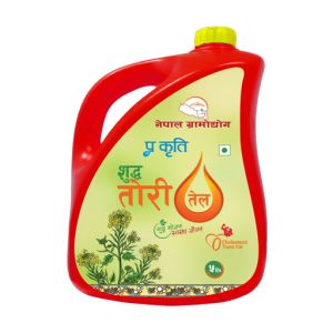 Nepal Gramodhyog Prakritee Pure Filtered Mustard Oil 5ltr Jar