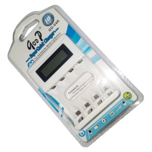 Smart Super Quick Battery Charger With USB Input/1.4 LCD Display 'GD-04K'