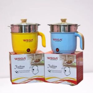 Wega 18Cm Multifunction Electric Heating Pot With Steamer