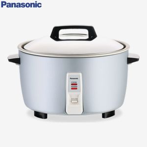 Panasonic 4.2Ltr. Drum Cooker with Double Heating Coil, Warmer and Double Steaming Basket (Metallic Silver) SR-942D-SS