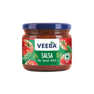 Veeba's Salsa Dips_Jar Label 360GM