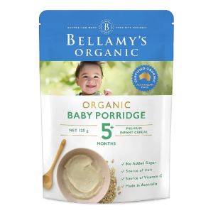 Bellamy's Organic Baby Porridge 125Gm (5 months+)