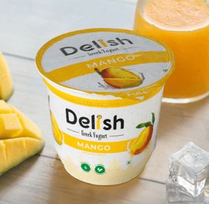 Delish Greek Yogurt Mango Flavor 125Gm