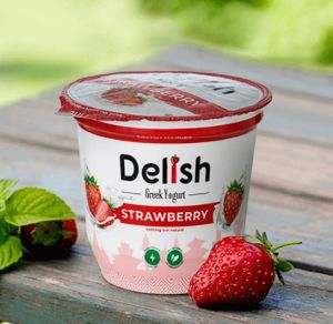Delish Greek Yogurt Strawberry Flavor 125Gm