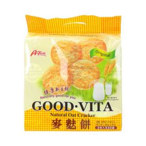 A-Taste Good Vita Natural Oat Crackers Original 380Gm