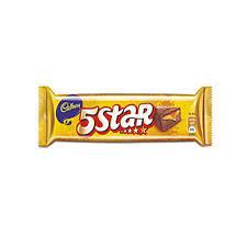 Cadbury 5 Star Chocolate Bar 25Gm (Pack of 10)
