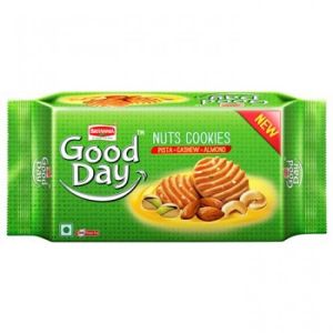 Britannia Good Day Nuts Cookie 200 gm (Pack of 3)