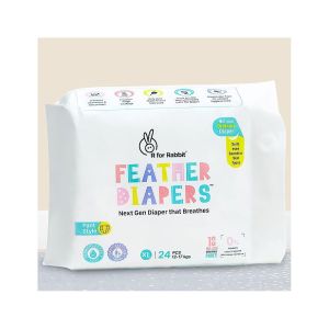 R for Rabbit Feather Diapers XL ( Pant Style)-DFD4R24 ( 12-17 kgs)