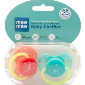 Mee Mee Soft Nipple Glow In The Dark Baby Pacifier MM-3750E