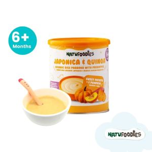 Natufoodies Japonica & Quinoa Rice Porridge- Sweet Potato & Pumpkin 200Gm (6M+)