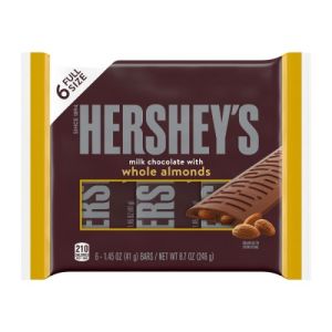 Hershey's Milk Chocolate With Whole Almonds 246Gm