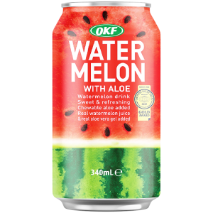 OKF Watermelon With Aloe Drink 340Ml