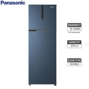 Panasonic 270Ltr.  Double Door Refrigerator  NR-BG272DALK