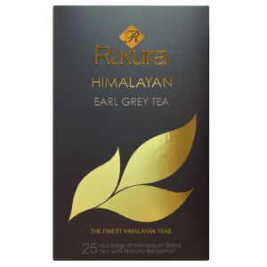 Rakura Himalayan Earl Grey Tea 100 Tea Bags (Envelope)
