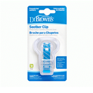 Dr Brown's Pacifier Tether/Clip Assorted Colors 990-INTL