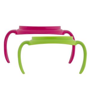 Dr. Brown's Tc070-Intl Transition Cup Handles 2-Pack - Pink/Green