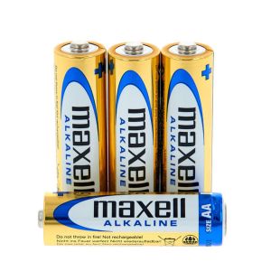 Maxell Alkaline Long Discharge Life AAA Sized 1.5v Battery 4 Pcs (2 Pair)