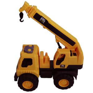 Pull & Push Sliding Dozer Crane Truck Construction Engineering Toys for Baby & Toddlers