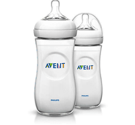Philips Avent SCF696/23 Natural Baby Bottle 330ml/11oz Twin Pack