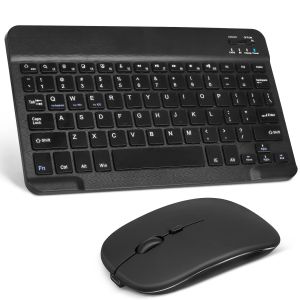 Ultra-Slim Rechargeable Wireless Bluetooth Keyboard & Mouse Combo