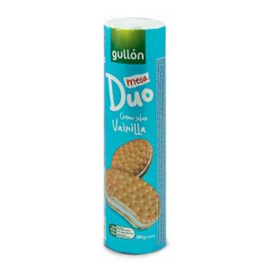 Gullon Mega Duo Vanilla Biscuits 500Gm