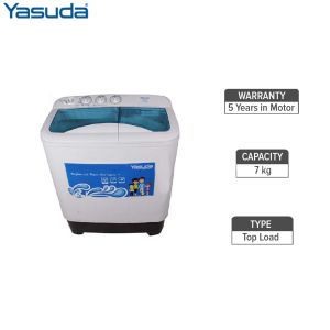 Yasuda YS-SPG80 8.0 Kg Semi Automatic, Blue washing machine
