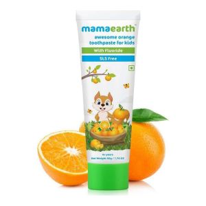 Mamaearth Awesome Orange Toothpaste 50Gm 4+ years